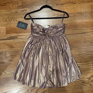 Metallic Kids Dress (fits like a xxs)